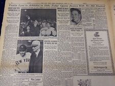1940 APRIL 17 NEW YORK TIMES - FELLER OPENS WITH NO-HITTER - NT 2956 picture
