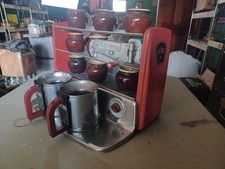 Vintage Antique Heinz Soups Advertising Soup Warmer w/8 