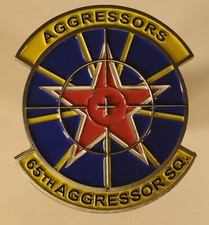 US AIR FORCE 65TH AGGRESSOR SQUADRON  CHALLENGE COIN 2