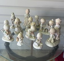 Large Vintage Precious Moments Figurines Lot – 12 Pc Collection – Enesco picture