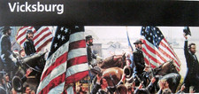 Vicksburg National Military Park National Park Service Unigrid Brochure Map picture