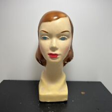 Vintage Lady Head Bust Mannequin Head AS IS 6 3/4