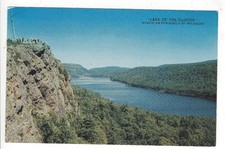 Postcard Chrome Lake of the Clouds Northern Peninsula of Michigan Dexter Press, picture