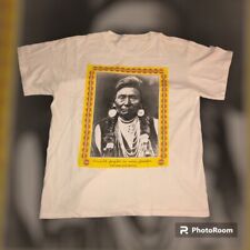 Vintage Chief Joseph of the Nez Perce  Indian Chief Shirt L Quote picture