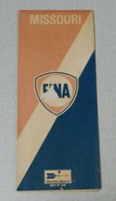 1971 Fina gas station map of Missouri picture