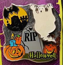 WDW Halloween 2009 Ghost Pin~LE 1000~Pin # 72354~BRAND NEW ON CARD picture