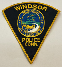 Vintage Windsor Connecticut Police Patch Unused picture