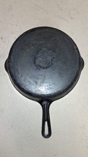 Vintage Griswold No 8 Cast Iron Skillet Small Logo 704 D Erie PA Flat Sits Flat picture