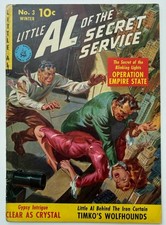 1951 Little Al Of The Secret Service #3 Ziff Davis COMIC BOOK Norman Saunders picture