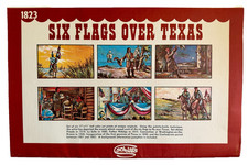 Vintage Complete Texas History Highlight prints 11x17 No 1023 + four Texas men picture