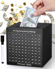 Alcancía irrompible para adultos Ahorra $5,050 Caja de ahorros de metal picture