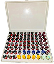 Vintage Beautiful Lipstick Shades From Avon 70 Samples in Plastic Case *READ* picture