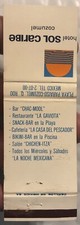 20 Strike Matchbook Cover - Hotel Sol Caribe Cozumel Mexico. Vintage picture