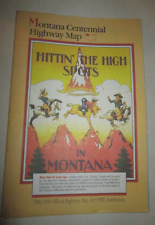 Montana Centennial Highway Map 1989/90 picture