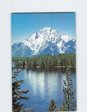 Postcard Mount Moran Across Jackson Lake Wyoming USA picture