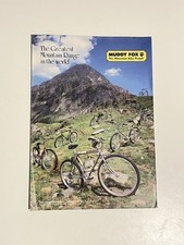 Vintage MUDDY FOX ORIGINAL rare UK dealer catalogue RETRO MOUNTAIN BIKER A4 picture