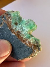 38g Rough Crystal Colombian Emerald Raw Matrix Collector Piece Natural Muzo picture