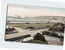 Postcard The Beach Lawns Weston-Super-Mare England picture