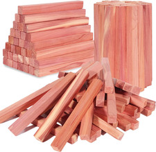 Aromatic Red Cedar Blocks Wood Sticks Chips Closet Wardrobe Storage Drawer Organ picture