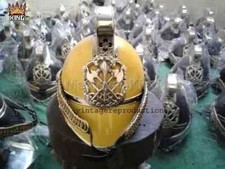 Chief Fireman Helmet Fire Fighter Vintage-Inspired Classic Police Costume picture