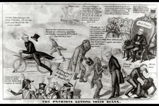 Washington DC United States James K Polk Andrew Jackson 1845 Political Cartoon picture