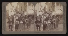 Picturesque natives of Egypt crooked streets of 