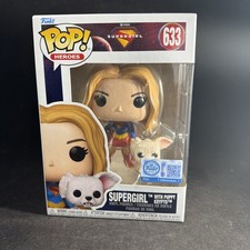 Funko Pop Vinyl DCU Supergirl with Puppy Krypto - (Exclusive) #633 w/Protector picture