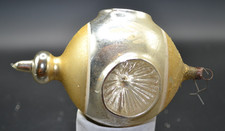 Vintage ( Antique ) Germany Glass Christmas Ornament Triple indent picture