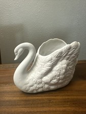 Vintage FTDA Ceramic Swan 1988 White picture