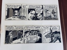 1984 ORIGINAL ART: “BUZ SAWYER” Comic Strip , August 20, 1984. By John Calardo. picture