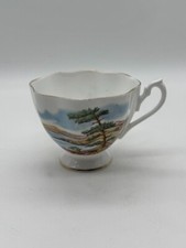 Queen Anne Robert Burns Ye Banks and Braes Fine Bone China Tea Cups picture