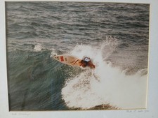 Mark Occhilupo 1985 Framed Vintage Surf Photo – Occy Peak Season OP Pro Era picture