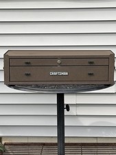 Rare Vintage Craftsman Machinist Middle Intermediate Riser Tool Box Chest USA picture