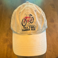 New Belgium Fat Tire Amber Ale Brewery Hat Cap Fort Collins Colorado. New. picture