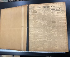 The Morning Call -Passaic & Clifton NJ Newspaper Book April 1931 Library Copy HC picture