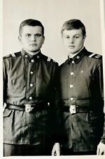 1970s Two Very Handsome Soldiers Guys Men Red Army Gay In Vintage Photo Snapshot picture