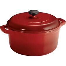 Tramontina Enameled Cast Iron 6.5 Quart Round Dutch Oven, Red picture
