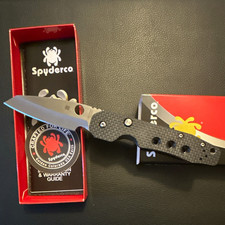 Spyderco Smock Carbon Fiber Handle CPM S30V Blade picture
