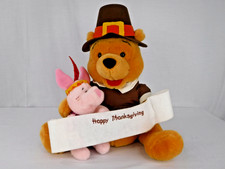 Disney Winnie the Pooh and Piglet Thanksgiving centerpiece decor picture