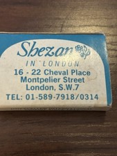 VTG Shezan On The Plaza New York London Matchbox picture