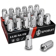 20 Pcs M14x1.5 Black Lug Nuts, 19mm Hex - Replacement for Ram picture