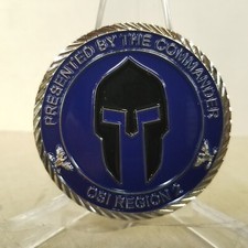Presented By The Commander OSI Region 2 Special Agent Challenge Coin  picture