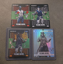 Tecmo Bowl Bo Jackson Battle Arena Coinslot 2023 1st Ed Card Lot (4) #109-110 picture
