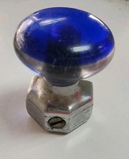 Vintage Steering Wheel Suicide Spinner Knob  for classic cars & trucks Blue picture