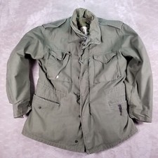 VTG 60s 70s Vietnam War M-65 Field Jacket w/ Liner OG 107 Sz Medium Painted LOOK picture