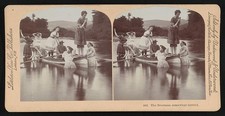 Photo:1898 Boatman Somewhat Rattled River Boat Women Stereoview picture