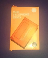 Vtg MINI TELEPHONE INDEX  picture
