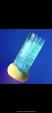 Wow Must Have Blue Cap Tourmaline Crystal Natural Raw Specimen Untreated Gift picture