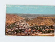 Postcard Aerial View City Of Golden From Lariat Trail Lookout Mountain Colorado picture