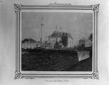 Istanbul Turkey Sultan Selim I Mosque Exterior 1880s Stone Wall Mosque picture